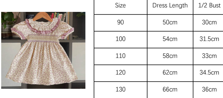 Avery’s Lilac Smocked Dress