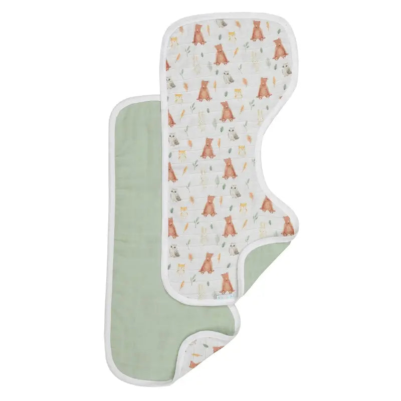 All4Ella 2 Pack Reversible Burp Cloth Collection