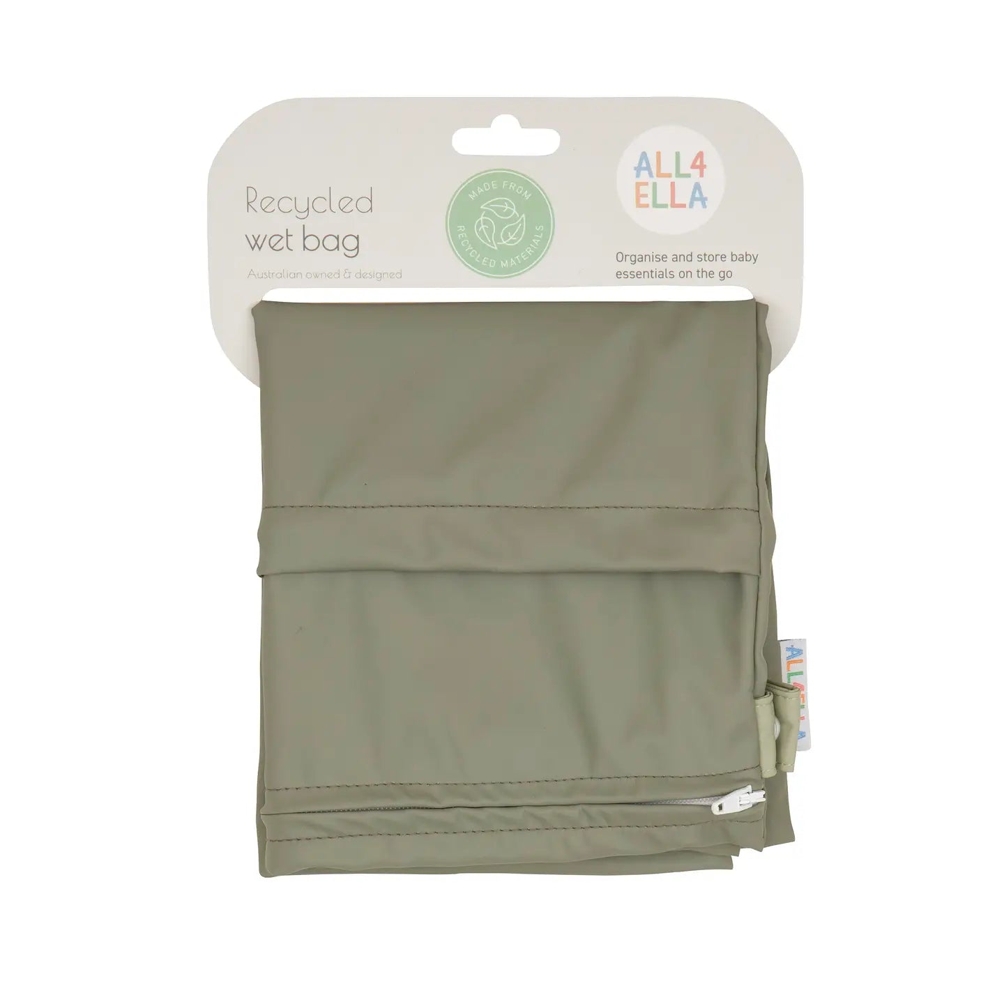 Large Recycled Recycled Wet Bag - Sage