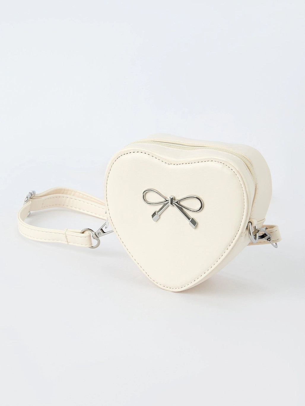 White Sweetheart Cross Body Handbag