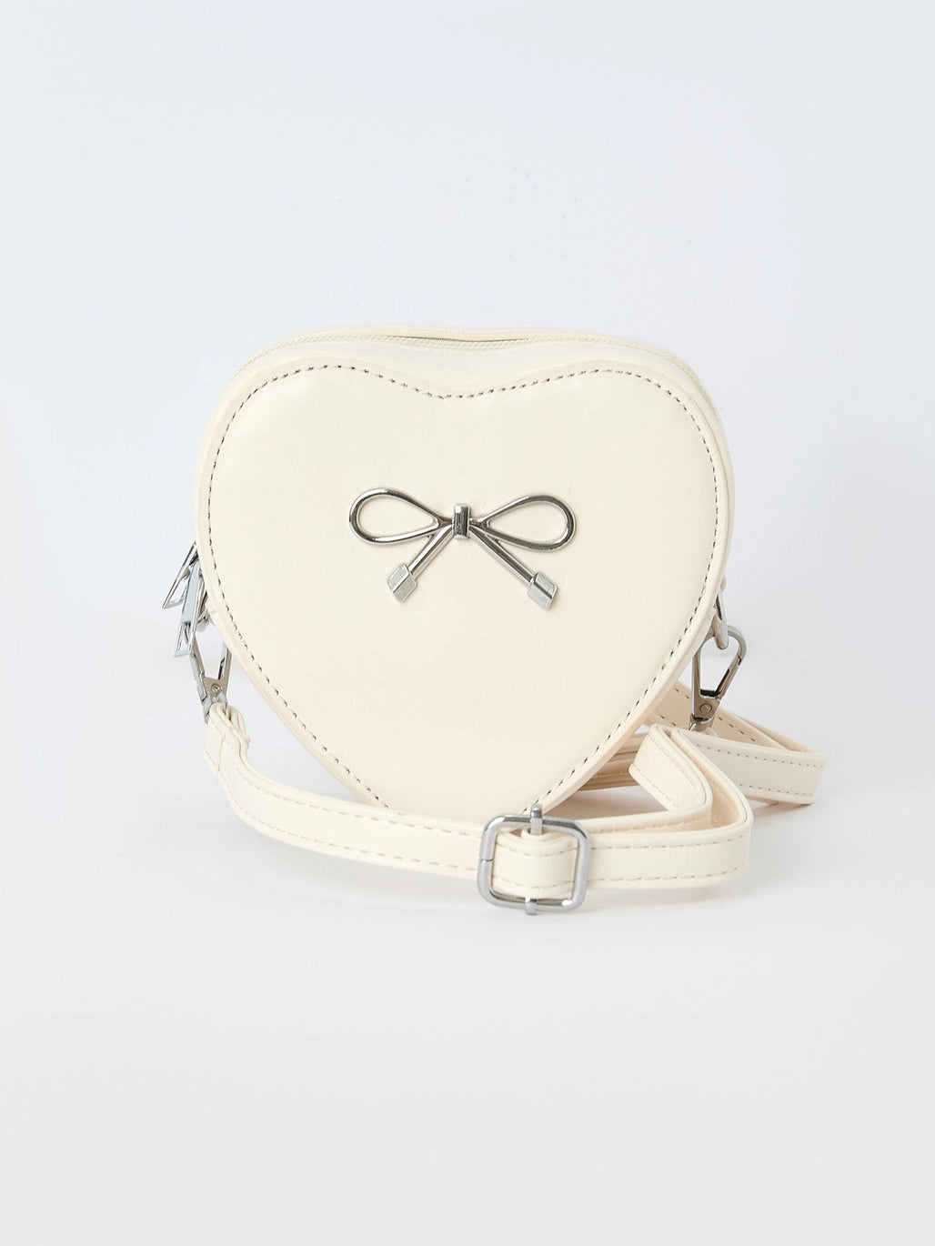 White Sweetheart Cross Body Handbag