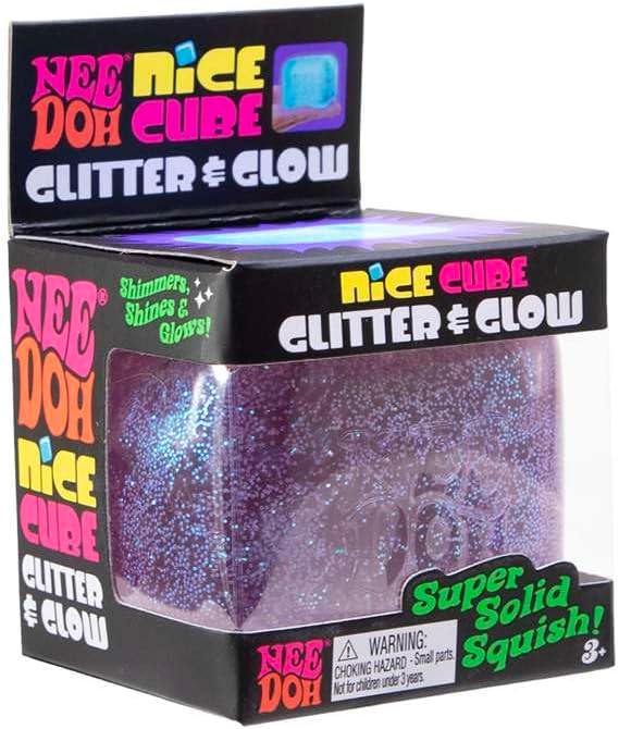 Nee Doh Nice Cube Glitter & Glow