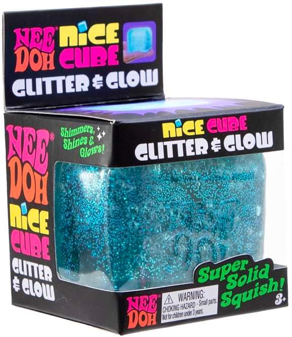 Nee Doh Nice Cube Glitter & Glow