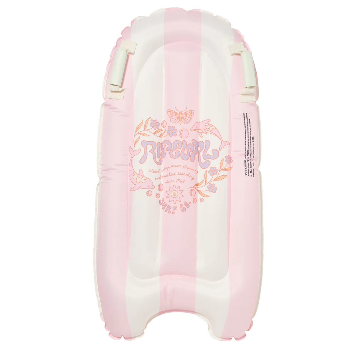 Kids Surf Mat Pink Stripe