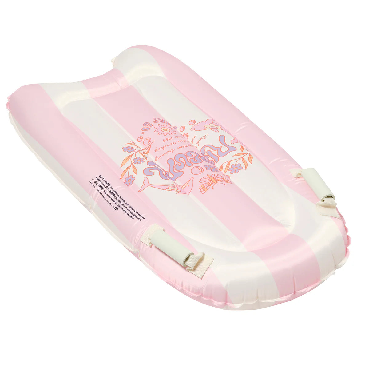 Kids Surf Mat Pink Stripe