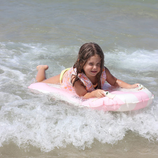 Kids Surf Mat Pink Stripe