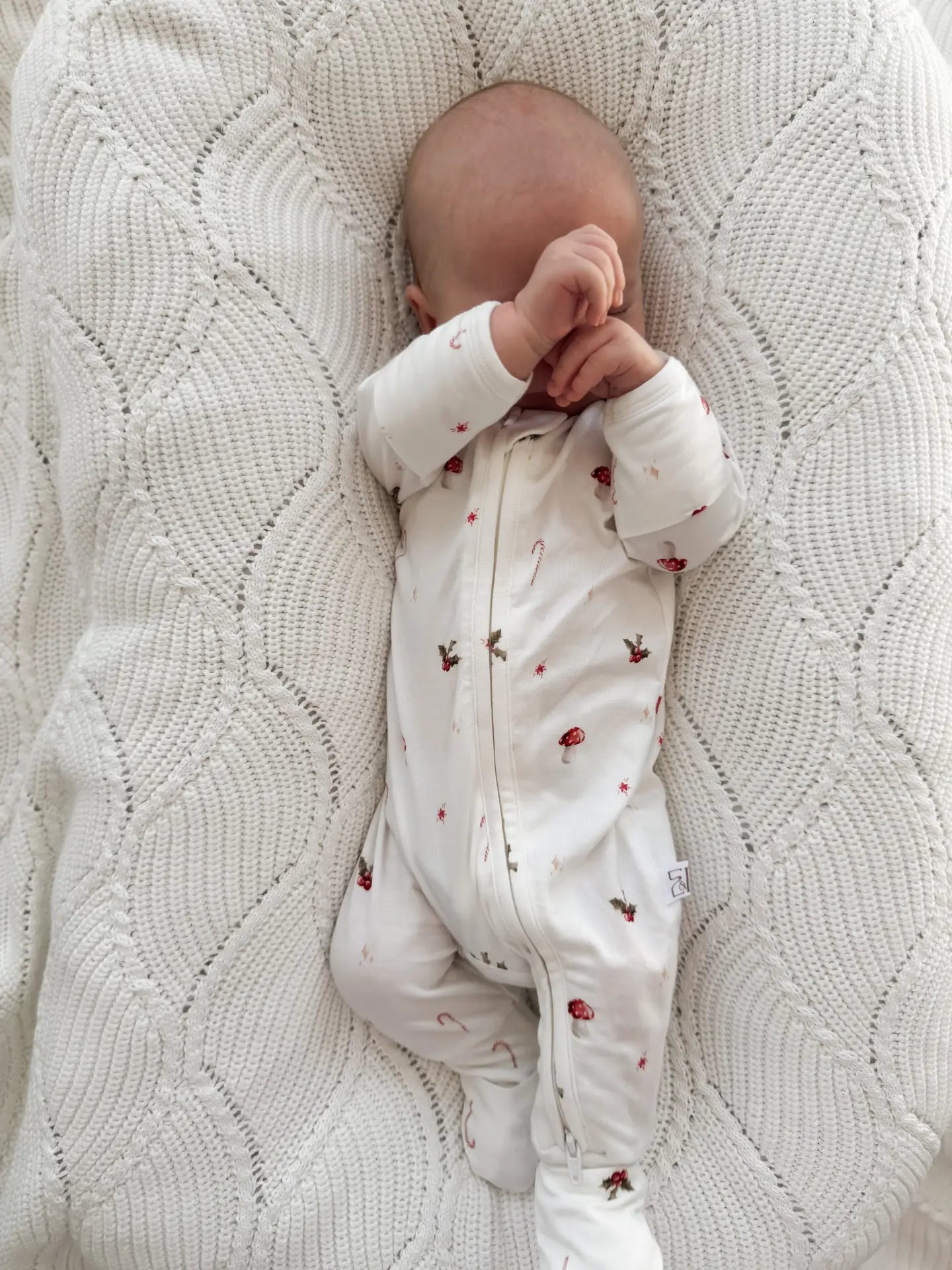 Woodland Christmas Bamboo/Organic Cotton Growsuit
