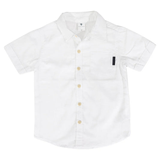 Korango Short Sleeve White Shirt