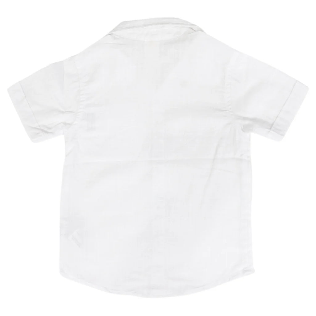 Korango Short Sleeve White Shirt