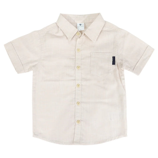 Korango Short Sleeve Beige Shirt