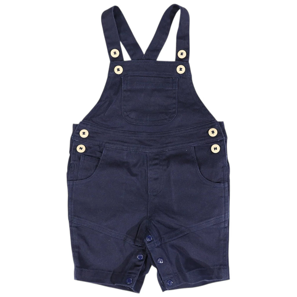 Navy Stretch Twill Overall