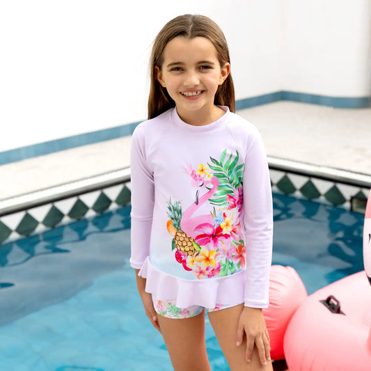 Miss Vacay Long Sleeve Sunvest Set