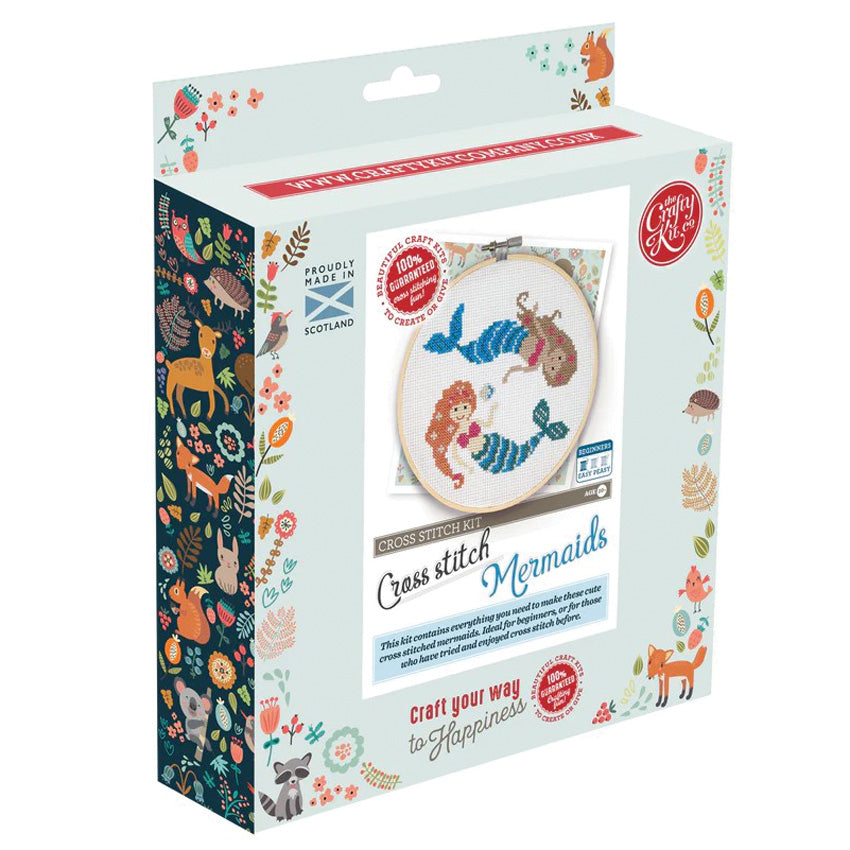 Crafty Kit - Mermaid Cross Stitch