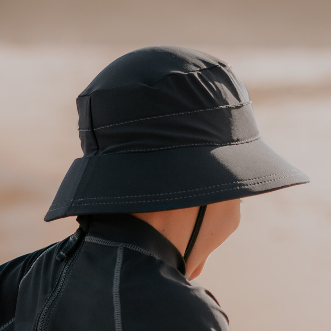 Kids Beach Bucket Hat - Slate