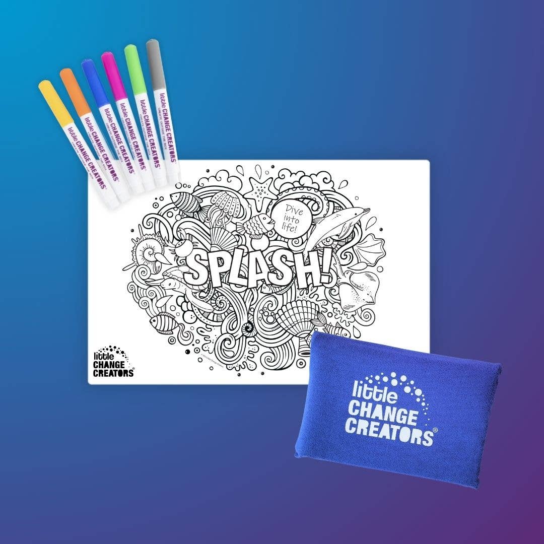 SPLASH! Pocket Silicone Colouring Mat