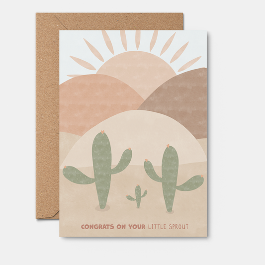 Little Sprout Greeting Card
