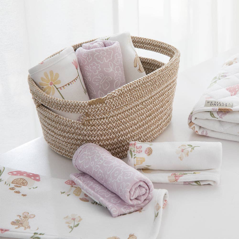Organic Wash Cloths 3 Pack - Whimsical Wonderland