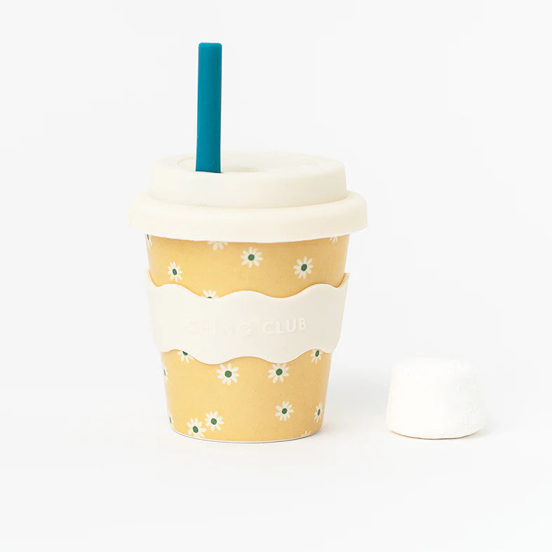 Baby Chino Bamboo Reusable 4oz/8oz Cups & Straws from