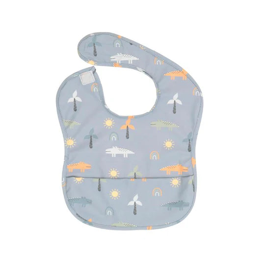Recycled Pouch Bibs Crocodile