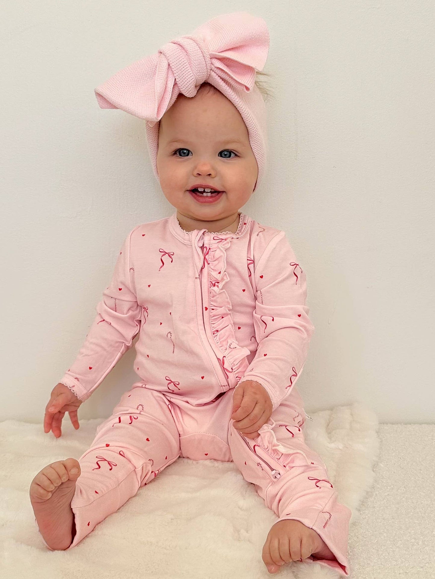 Candy Christmas Bamboo/Organic Cotton Growsuit