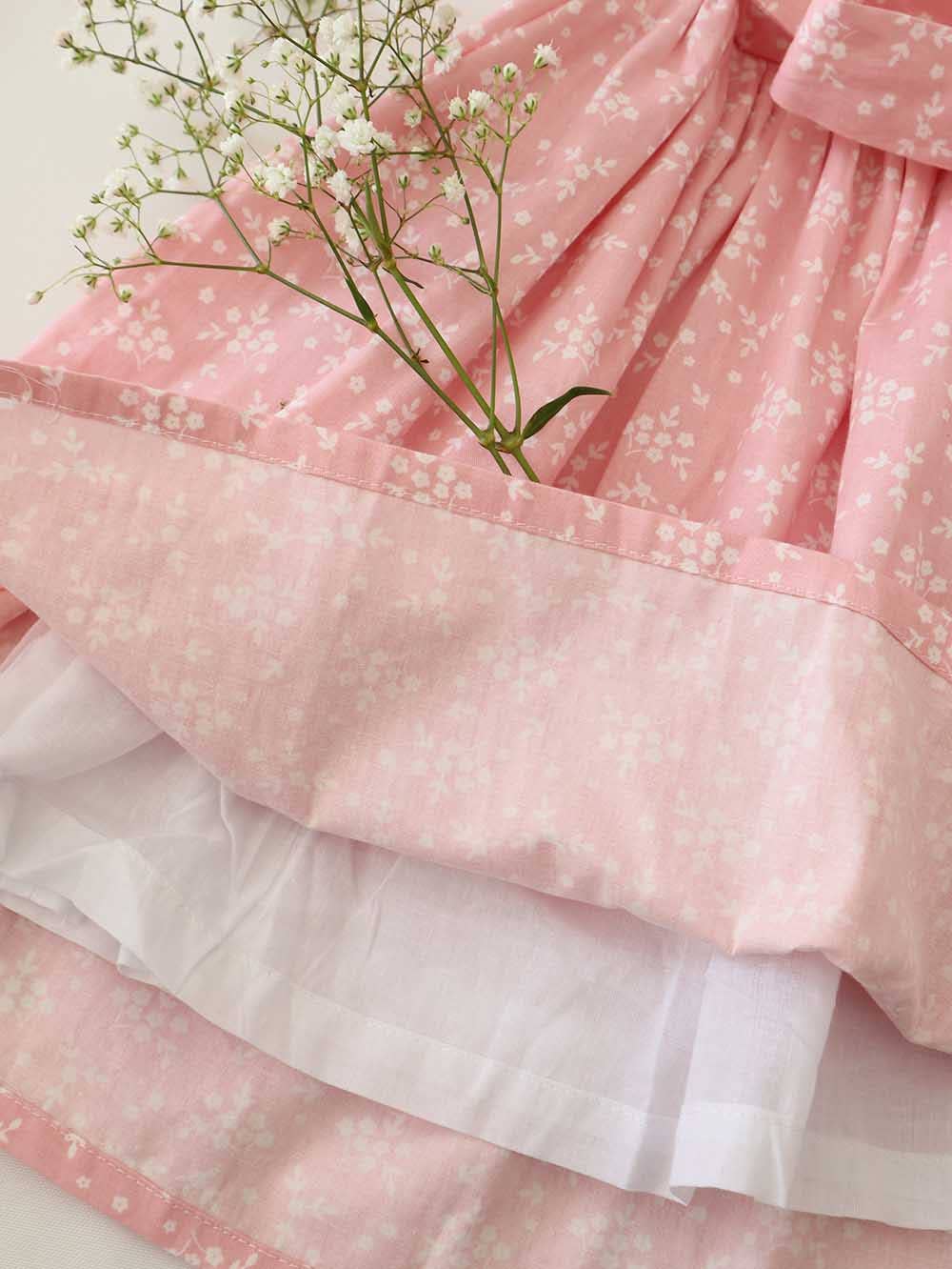 Alice Blossom Pink Two-way Dress 100% Cotton
