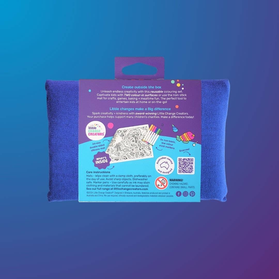 SPLASH! Pocket Silicone Colouring Mat