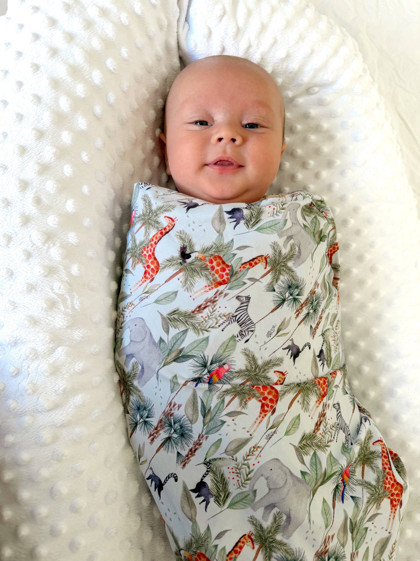 Jungle Safari Organic Jersey Wrap