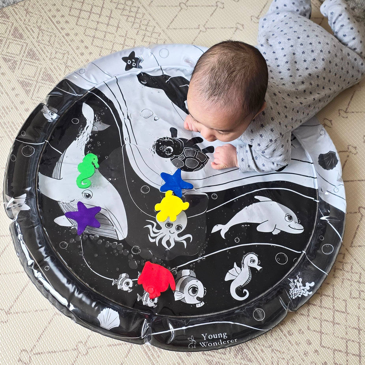 Under The Sea High Contrast Sensory Water Mat
