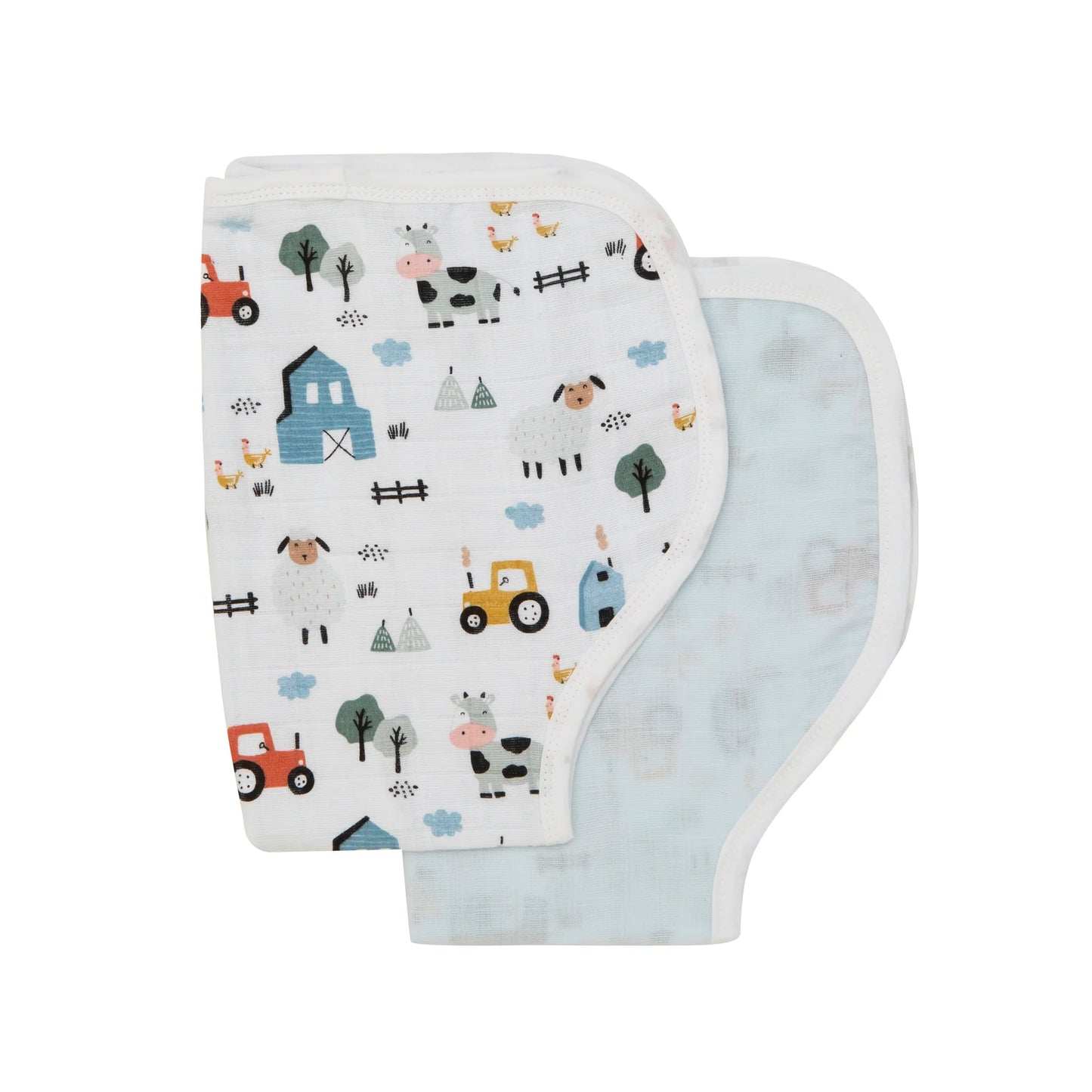 All4Ella 2 Pack Reversible Burp Cloth Collection