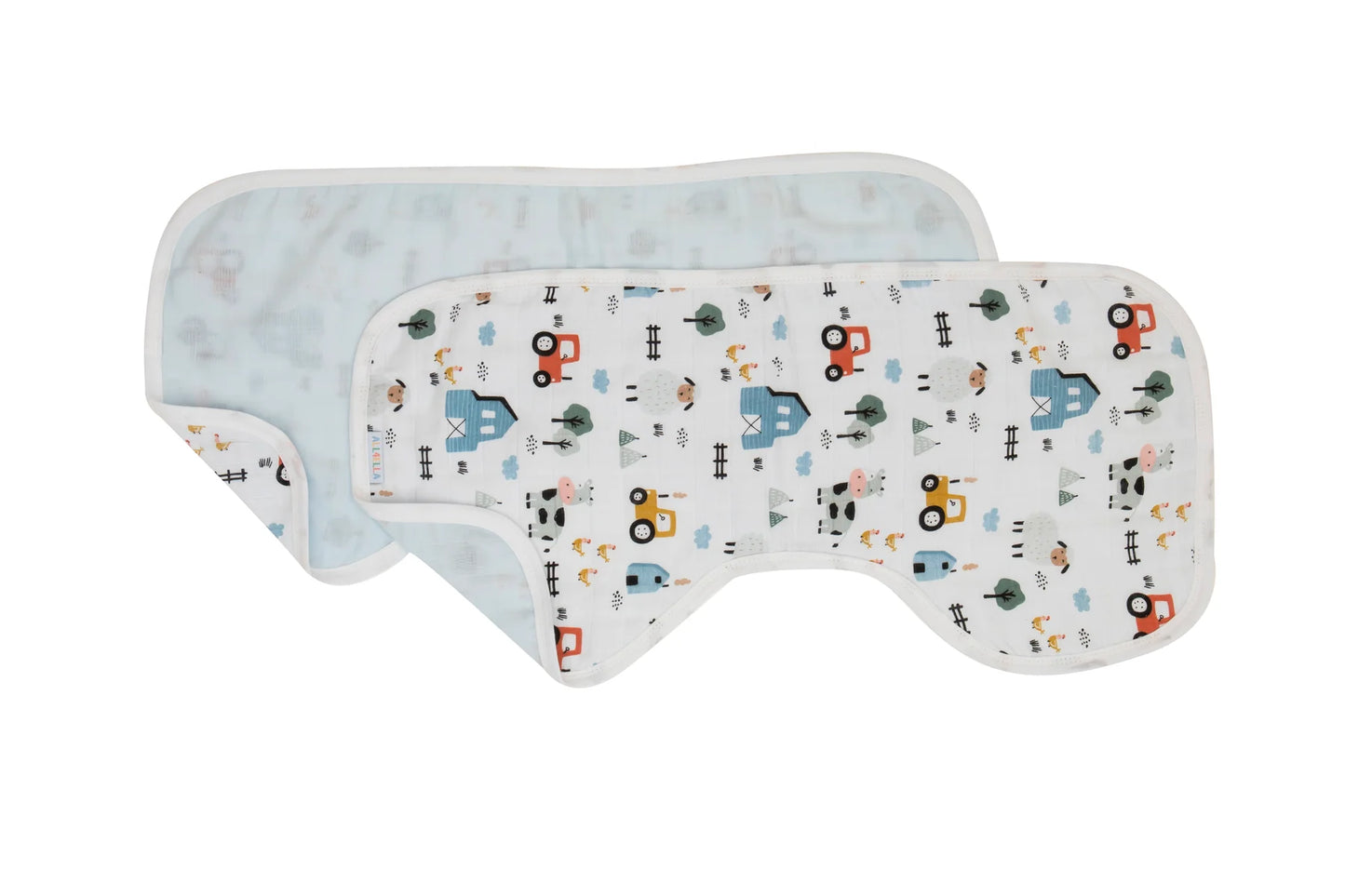 All4Ella 2 Pack Reversible Burp Cloth Collection
