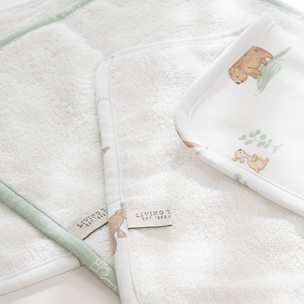 3 Pack Organic Wash Cloths - Australiana