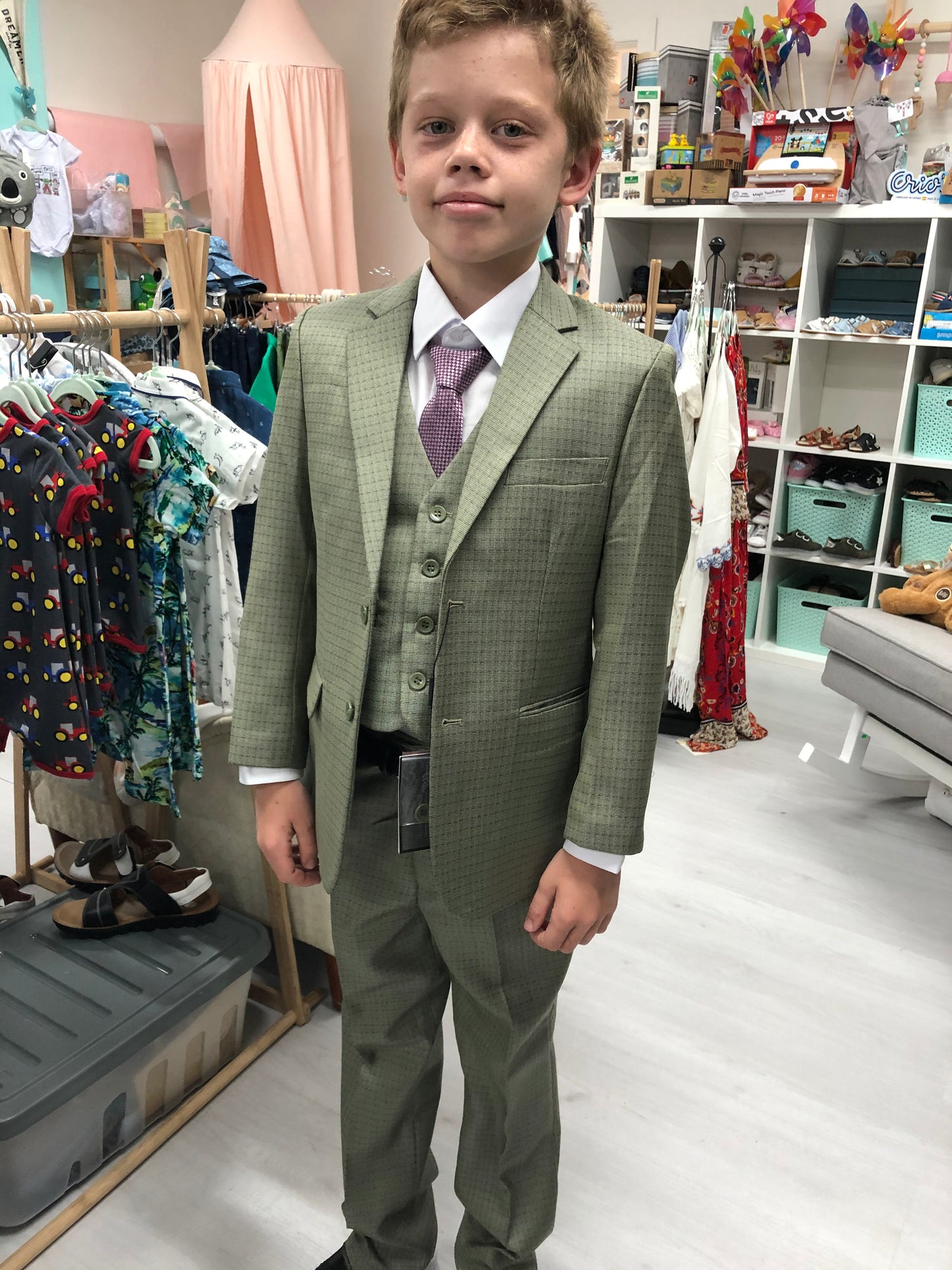 Formal Boy’s 5 Piece Tailored Suits