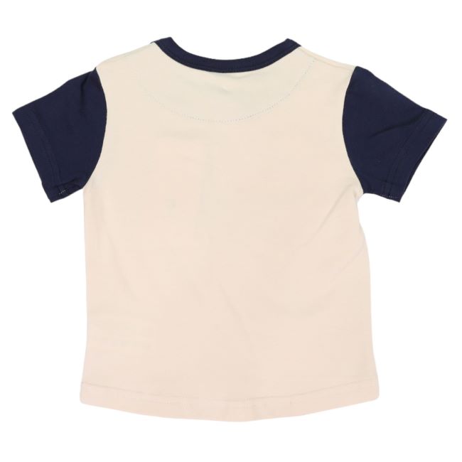Korango Colour Block Tee's - Tapioca & Grey
