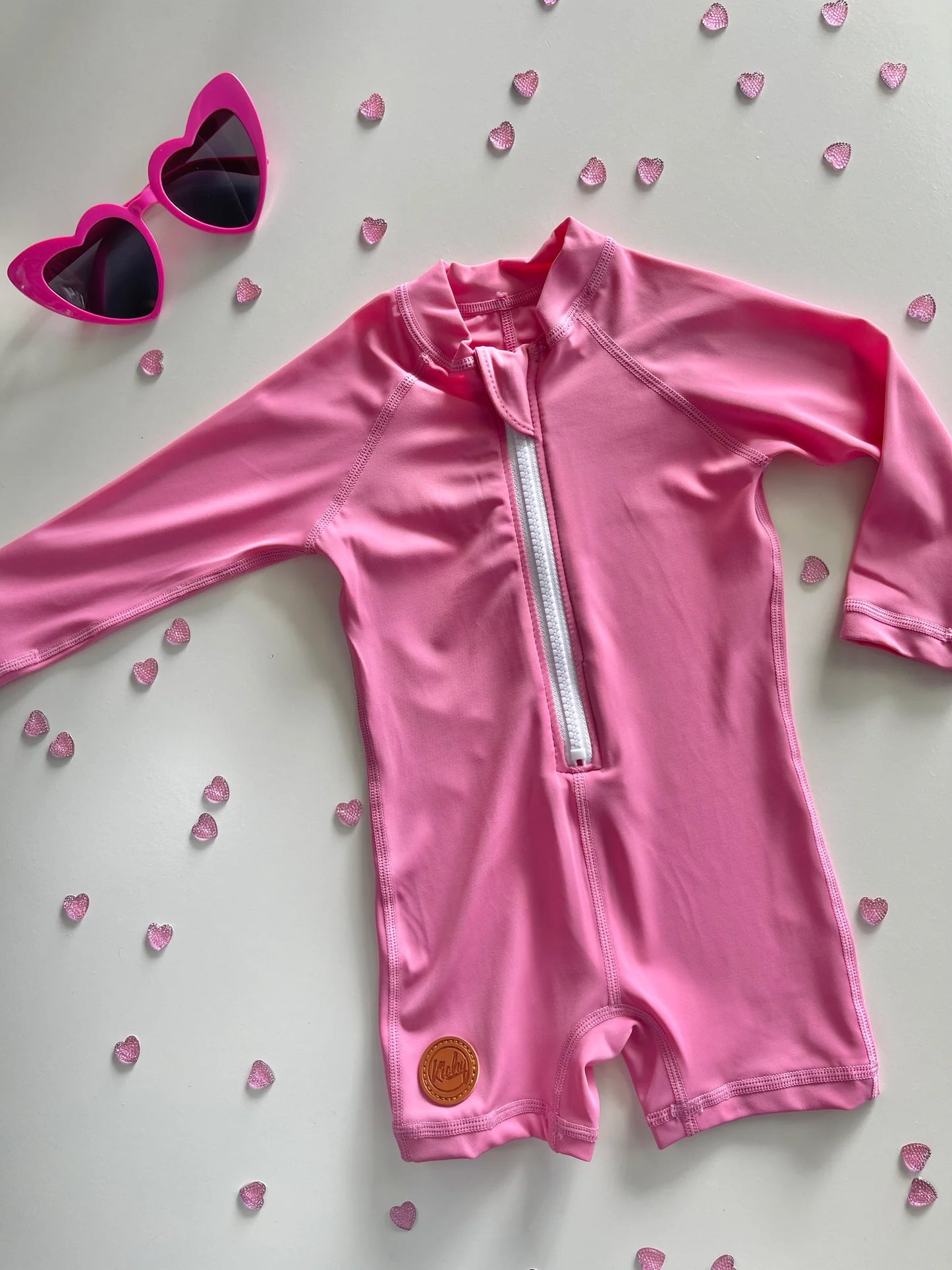 Kicky Swim Girls One Piece Rashguard Suit Collection