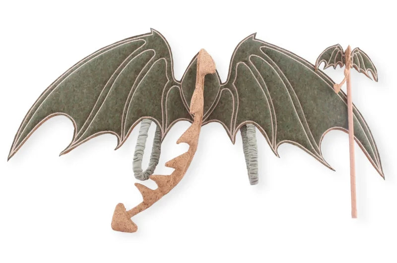 Cork Leather Dragon Wand
