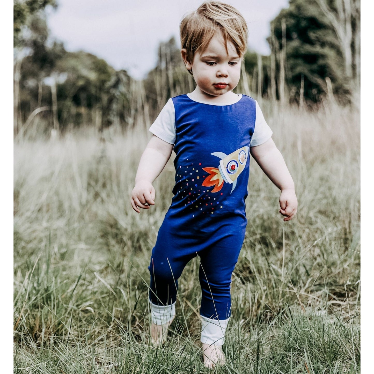 Sprinkle Galaxy Organic Romper Collection 6-12 months only!