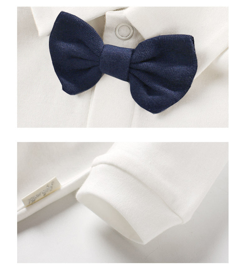 Baby Boys Special Occasion Romper and Waistcoat