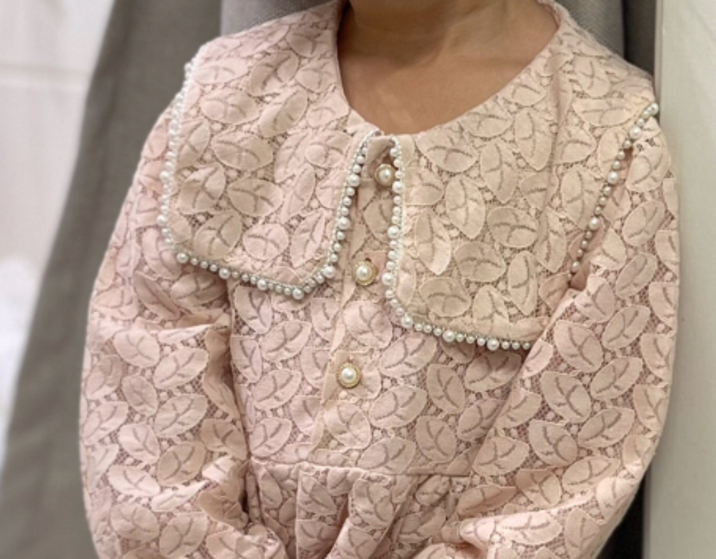 Mia’s Dusty Pink Lace Dress