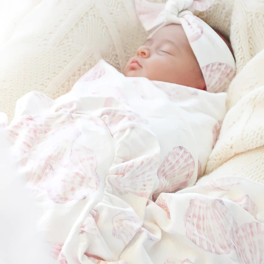Jersey Swaddles with Matching Headpieces