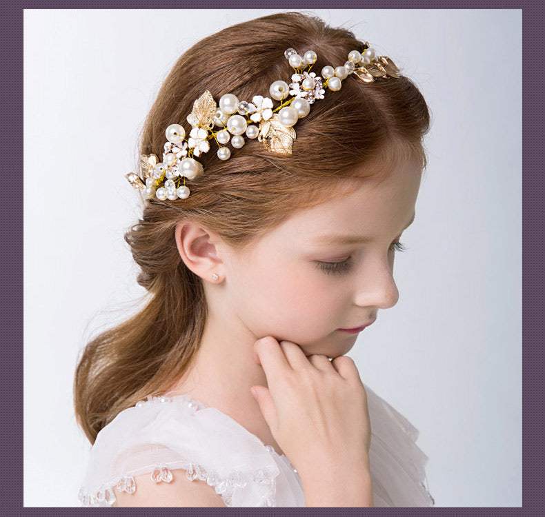 Pearl and Gold Headpiece