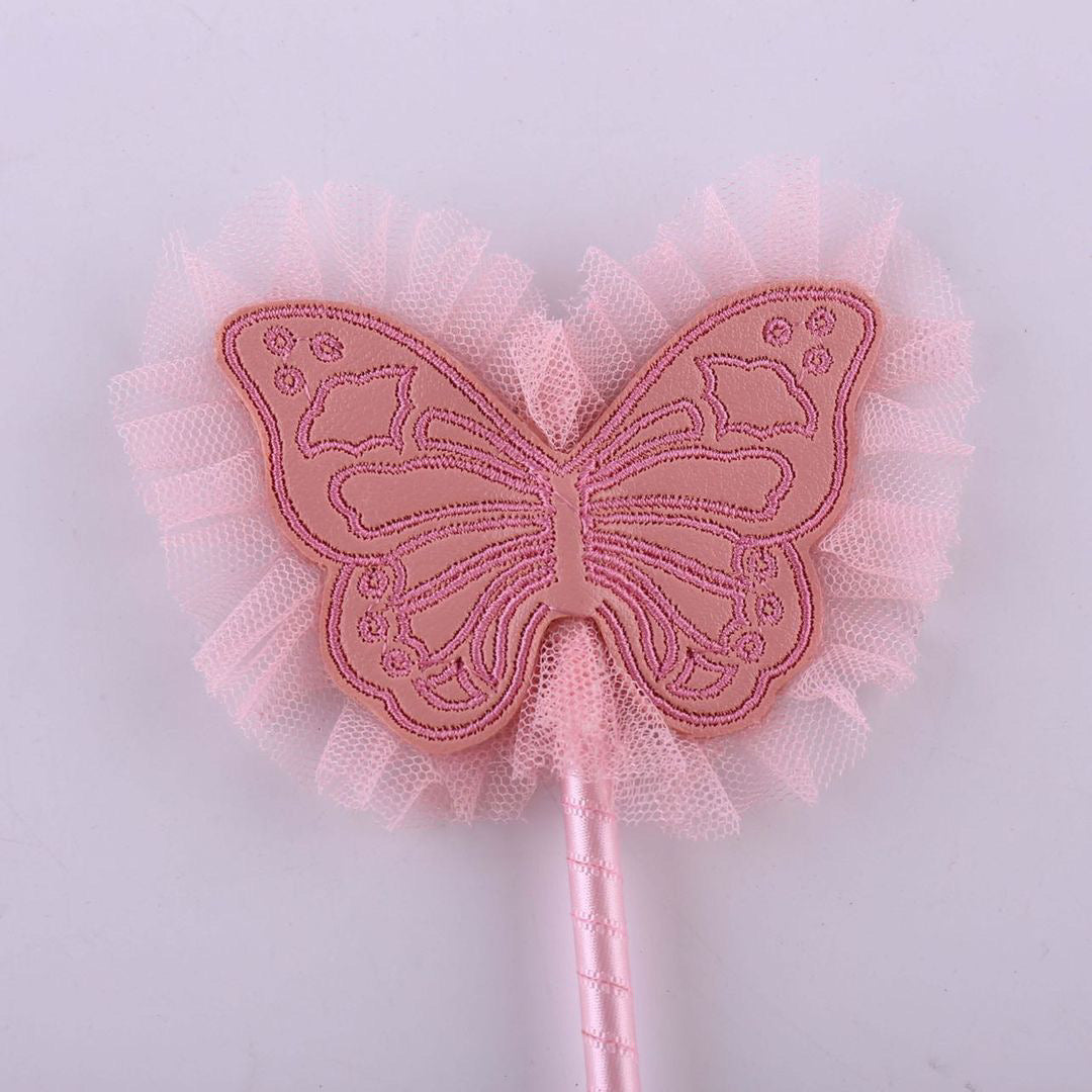 Three Tots Vegan Leather Butterfly Wings, Wand and Crown from