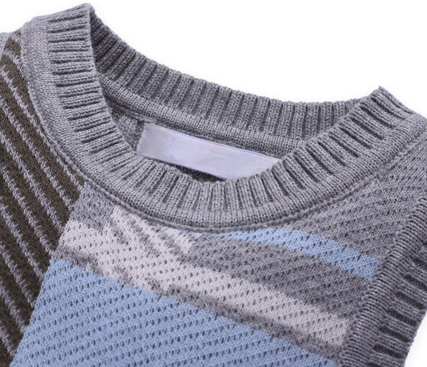 Blue and Grey Sweater Vest
