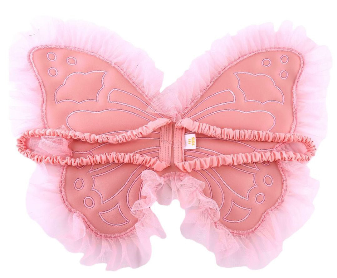 Three Tots Vegan Leather Butterfly Wings, Wand and Crown from