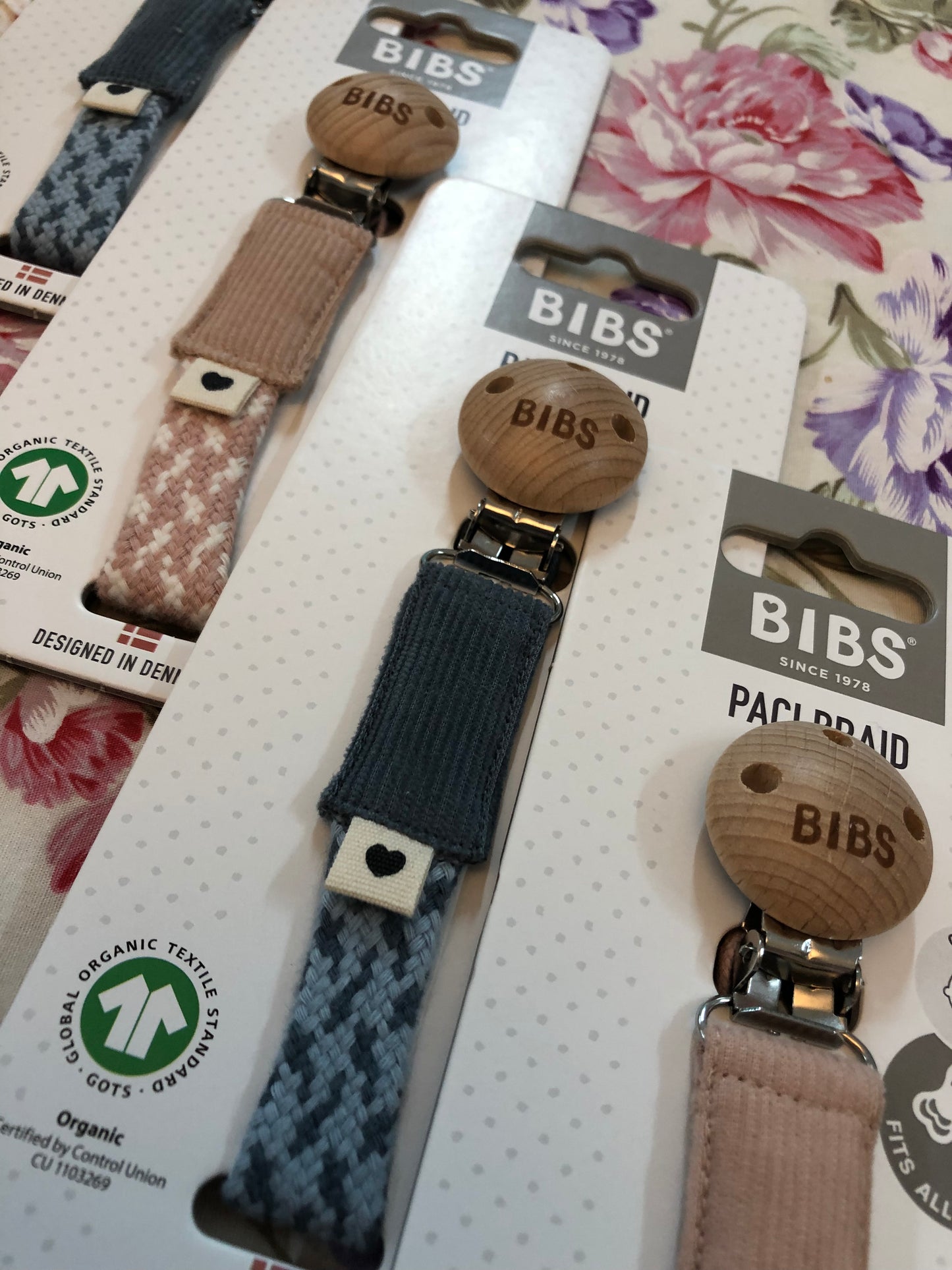 BIBS Pacifier Clips