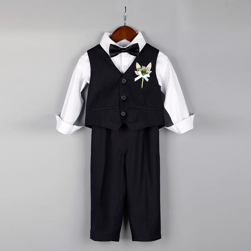 Tate’s 5 Piece Dark Navy Pin Stripe Suit Set