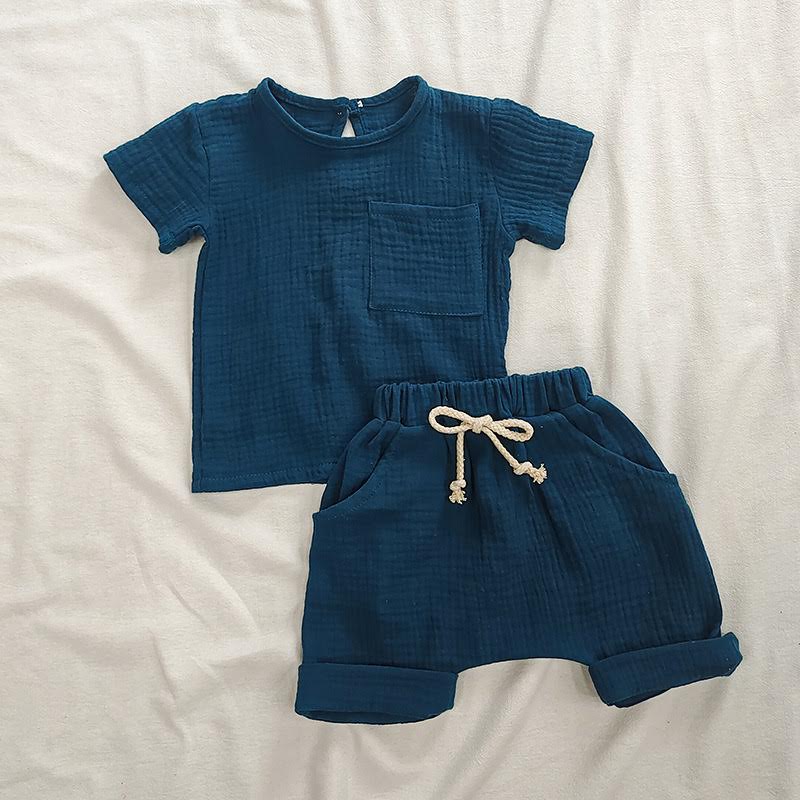 Alex’s 2 piece cotton muslin outfit
