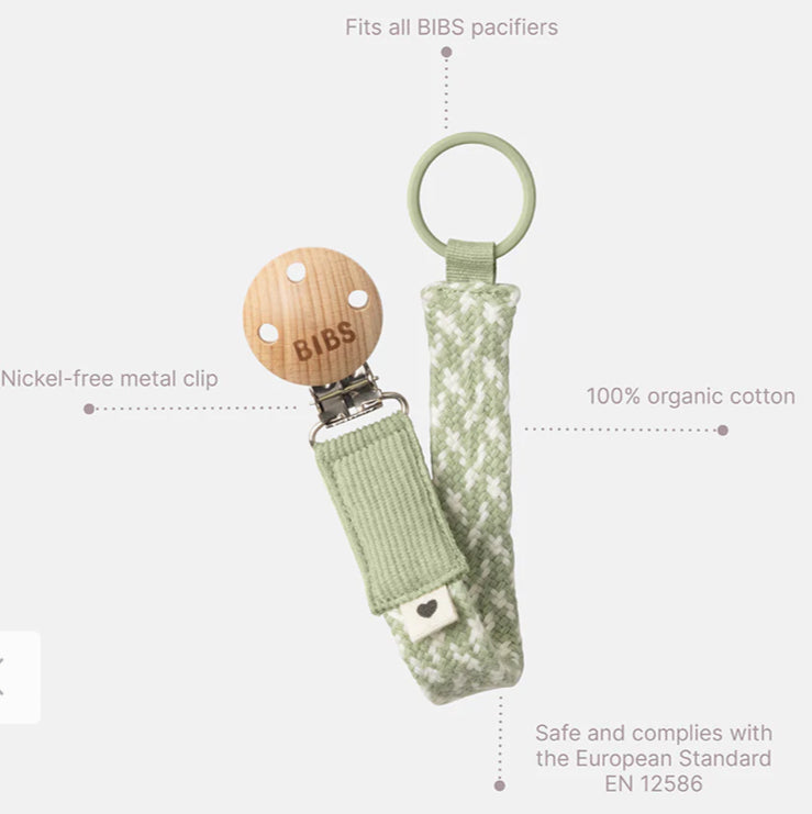 BIBS Pacifier Clips