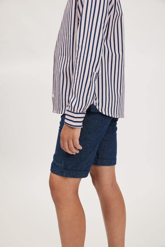 Marcus Chambray Linen Shorts
