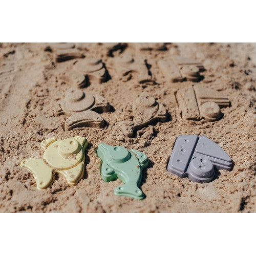 I AM GREEN Sand Moulds, 6 pieces