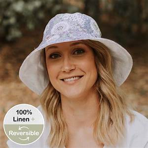 Reversible Women's Linen Hat